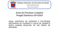 Aviso de Licitação - Pregão Eletrônico 001/2024